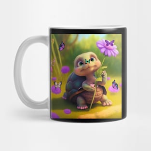 Turtles And Butterflies Make You Happy Mug